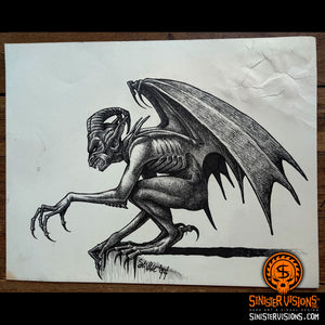 Gargoyle Original Drawing