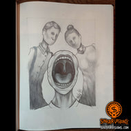 Untitled Story Illustration 01 Original Drawing