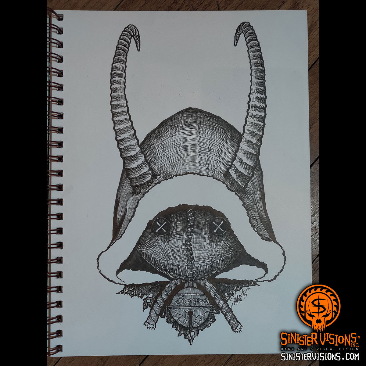 Sampus Original Drawing – Shop Sinister: Dark Art & Creations by Chad ...