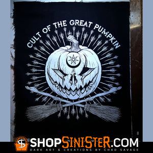 Cult of the Great Pumpkin Punk Rock Back Patch