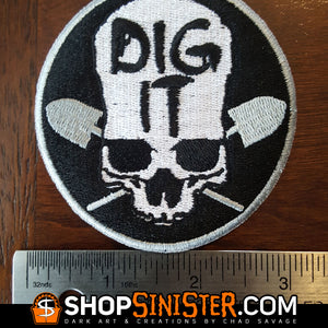 Dig It Skull Patch