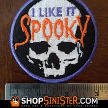 I Like It Spooky Skull Patch