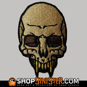 Monster Skull: Lycanthrope Embroidered Patch