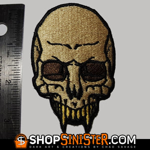 Monster Skull: Lycanthrope Embroidered Patch