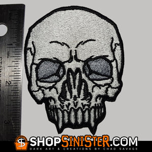 Monster Skull: Nosferatu Embroidered Patch