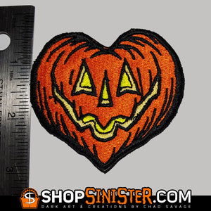 I Love Halloween Embroidered Patch