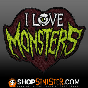 I Love Monsters Patch