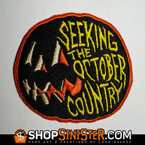 Seeking The October Country Embroidered Patch