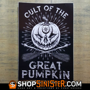 Cult of the Great Pumpkin Vinyl Sticker