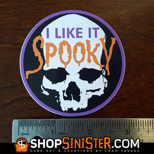 I Like It Spooky Sticker