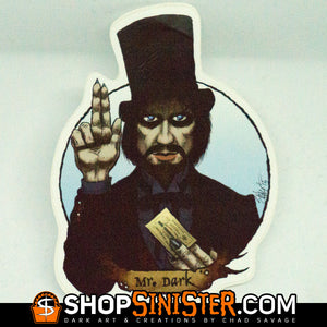 Halloween Saints: Mr. Dark Die Cut Vinyl Sticker