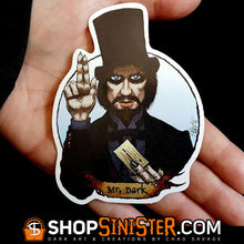 Halloween Saints: Mr. Dark Die Cut Vinyl Sticker
