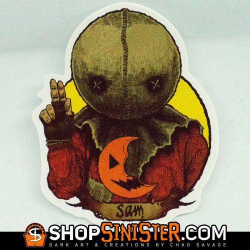 Halloween Saints: Sam Die Cut Vinyl Sticker