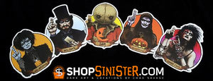 Halloween Saints: All 5 Stickers