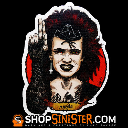 Halloween Saints 2: Angela Die Cut Vinyl Sticker