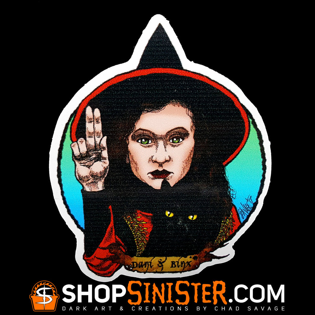 Halloween Saints 2: Dani & Binx Die Cut Vinyl Sticker
