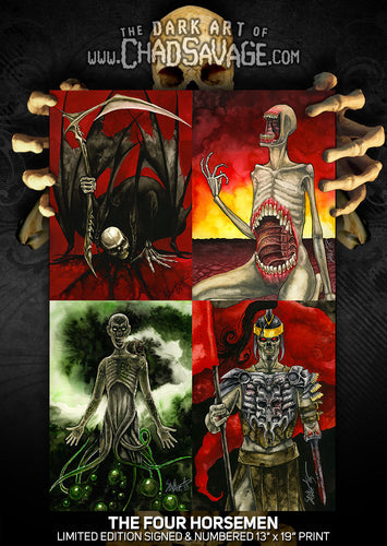 The Four Horsemen Art Print