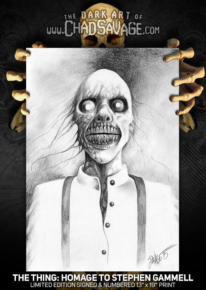 The Thing: Homage to Stephen Gammell Art Print - Main Image