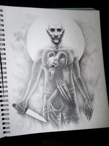 Inner Demons Original Drawing