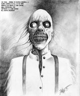 The Thing (Original Drawing) - Ode to Stephen Gammell and Scary Stories to Tell In the Dark