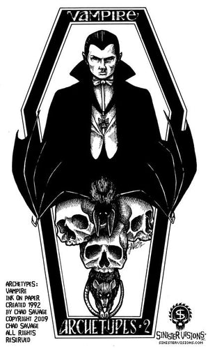 Archetypes - Vampire - Original Vampire Drawing