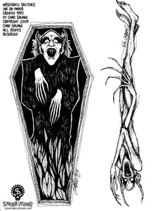 Nosferatu Sketches Original Vampire Drawings