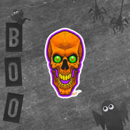 #FrightFall2021 Skull Stickers