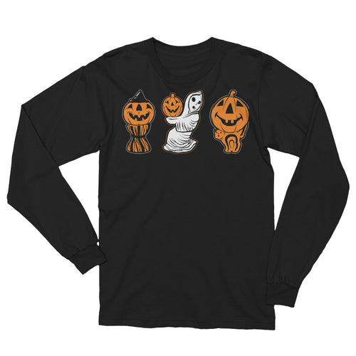 3 Halloween Blowmolds Unisex Long Sleeve T-Shirt