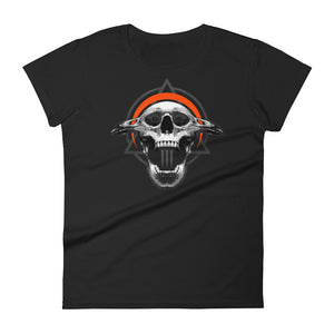 SINISTER SKULLS - Corvus TriSkull Women's short sleeve t-shirt