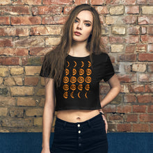 Cult of the Great Pumpkin Moon Phases Women’s Crop Tee