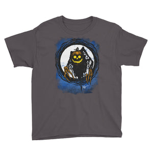 Pumpkin Wicked This Way Comes Youth Short Sleeve T-Shirt