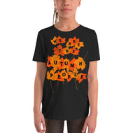 We Are the Autumn People Leaves Youth Short Sleeve T-Shirt