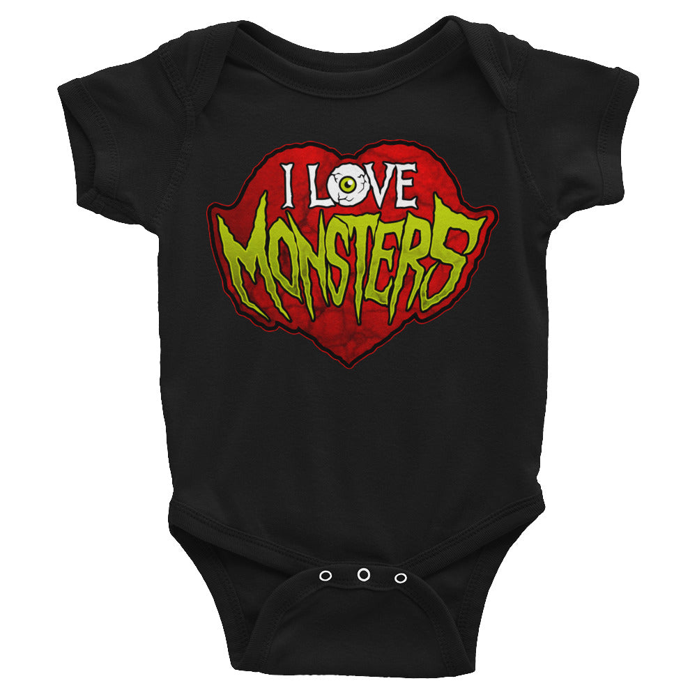 I Love Monsters Infant Bodysuit