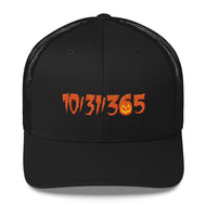 10/31/365 Embroidered Trucker Cap