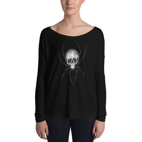 Skull Spider Ladies' Long Sleeve Tee