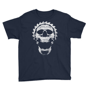 Sinister Visions Screaming Skull Youth Short Sleeve T-Shirt