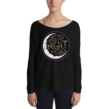 Waiting for the Night to Fall Ladies' Long Sleeve Tee