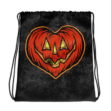 I Love Halloween Drawstring bag