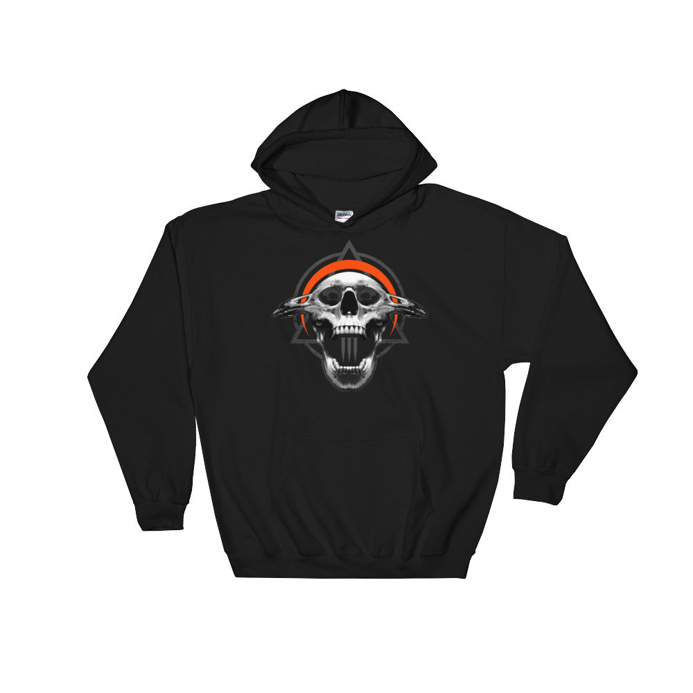 SINISTER SKULLS - Corvus TriSkull Hooded Sweatshirt