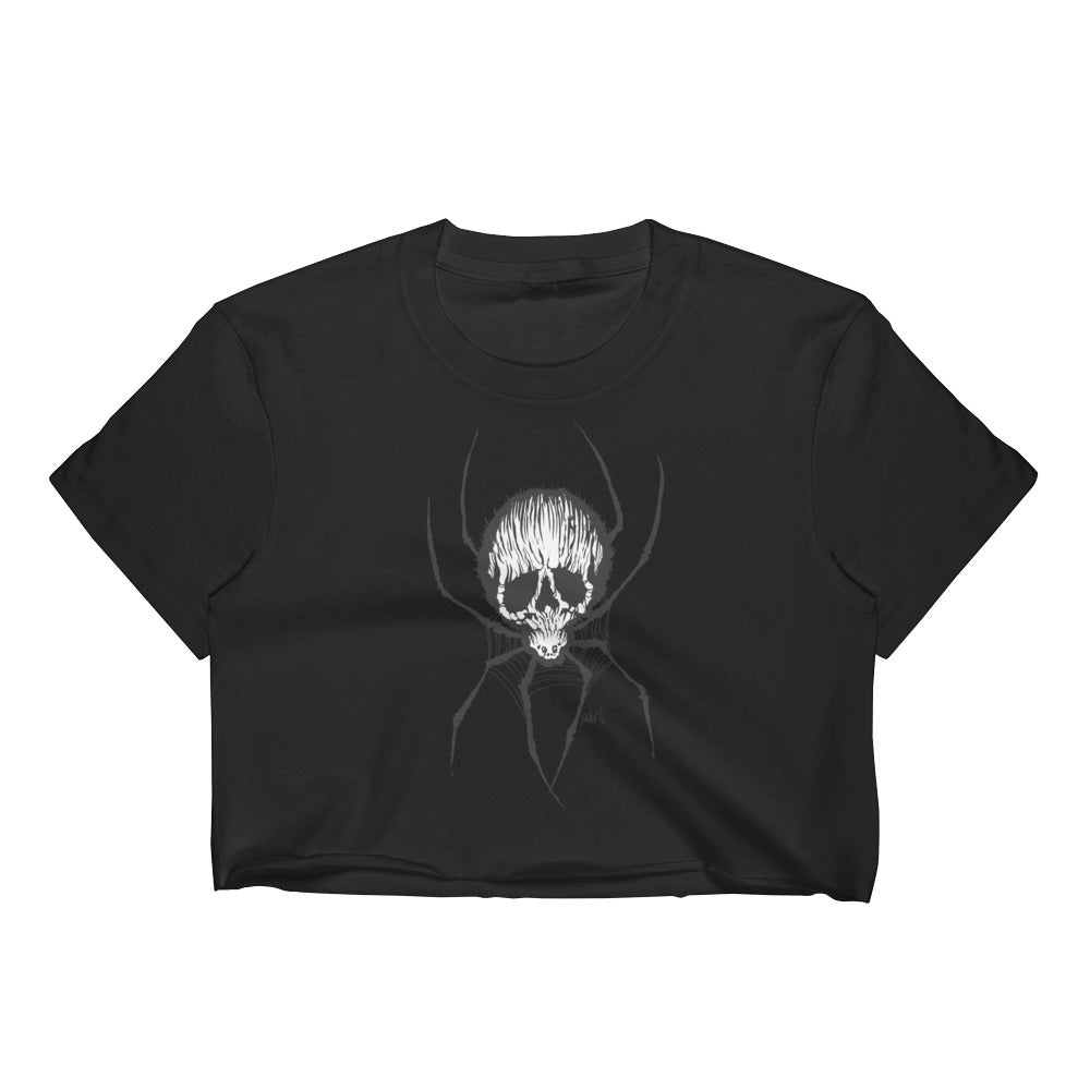 Skull Spider Women's Crop Top