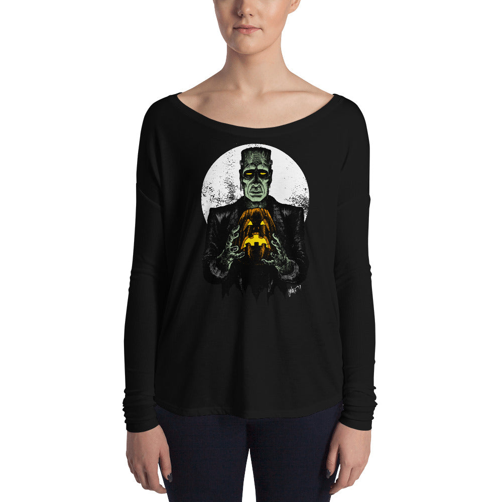 Monster Holiday - The Monster Ladies' Long Sleeve Tee