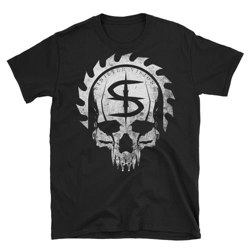 Sinister Visions Logo Skull Short-Sleeve Unisex T-Shirt