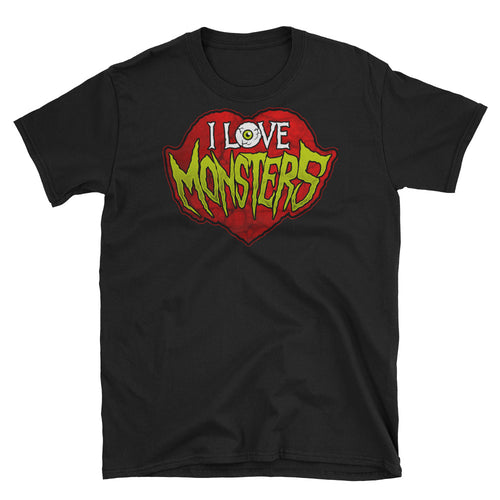 I Love Monsters Short-Sleeve Unisex T-Shirt