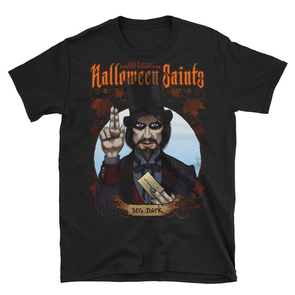 Halloween Saints - Mr. Dark Short-Sleeve Unisex T-Shirt