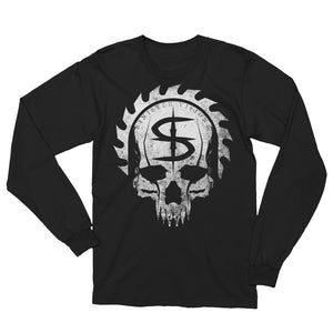 Sinister Visions Logo Skull Unisex Long Sleeve T-Shirt