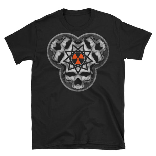 SINISTER SKULLS Enneagram Skull Short-Sleeve Unisex T-Shirt