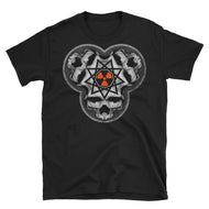 SINISTER SKULLS Enneagram Skull Short-Sleeve Unisex T-Shirt