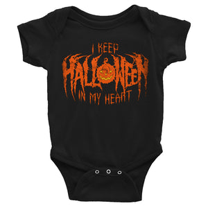 I Keep Halloween In My Heart Infant Bodysuit