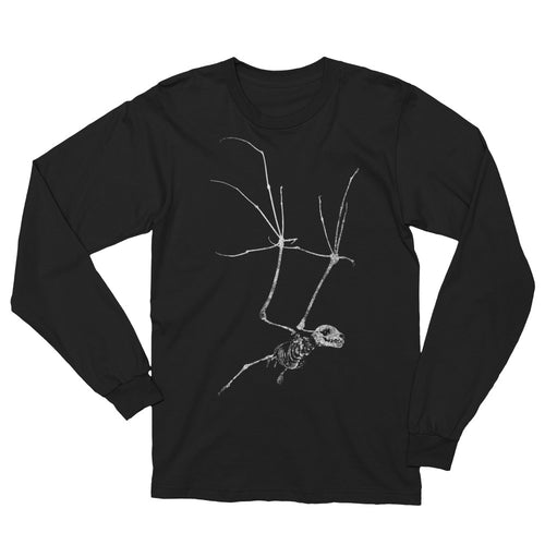 Bat Skeleton Unisex Long Sleeve T-Shirt
