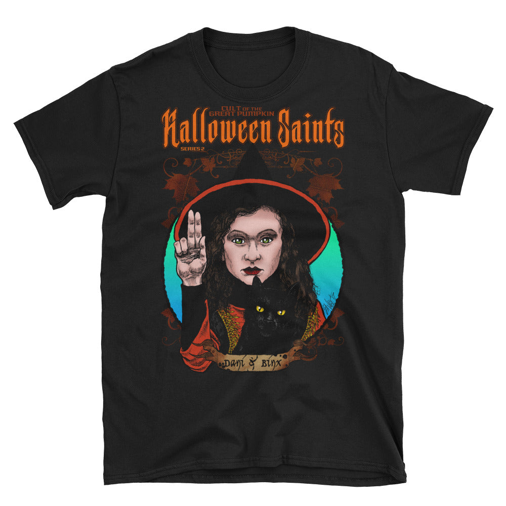 Halloween Saints Series 2 - Dani and Binx Short-Sleeve Unisex T-Shirt